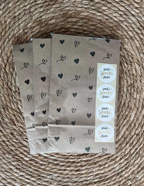 Cadeauzakjes Smile Sparkle Shine