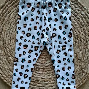 Legging panter wit