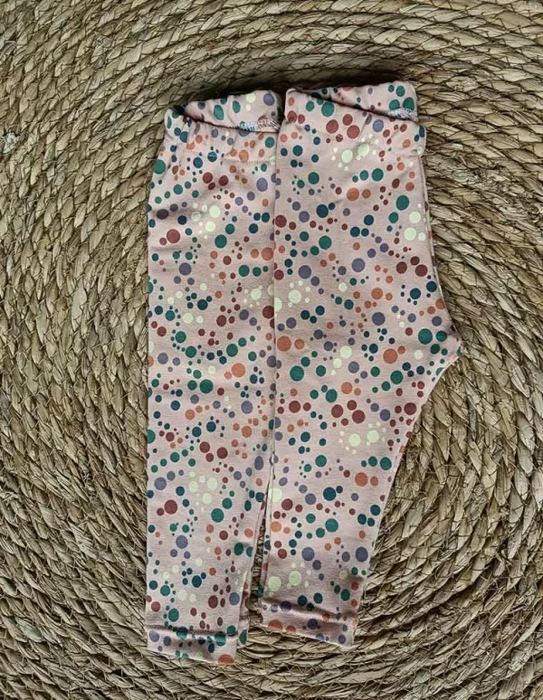 Legging stippen roze