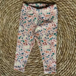 Legging stippen roze