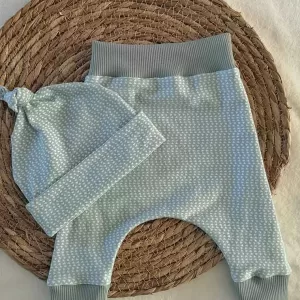 Harembroekje driehoekjes mintgroen