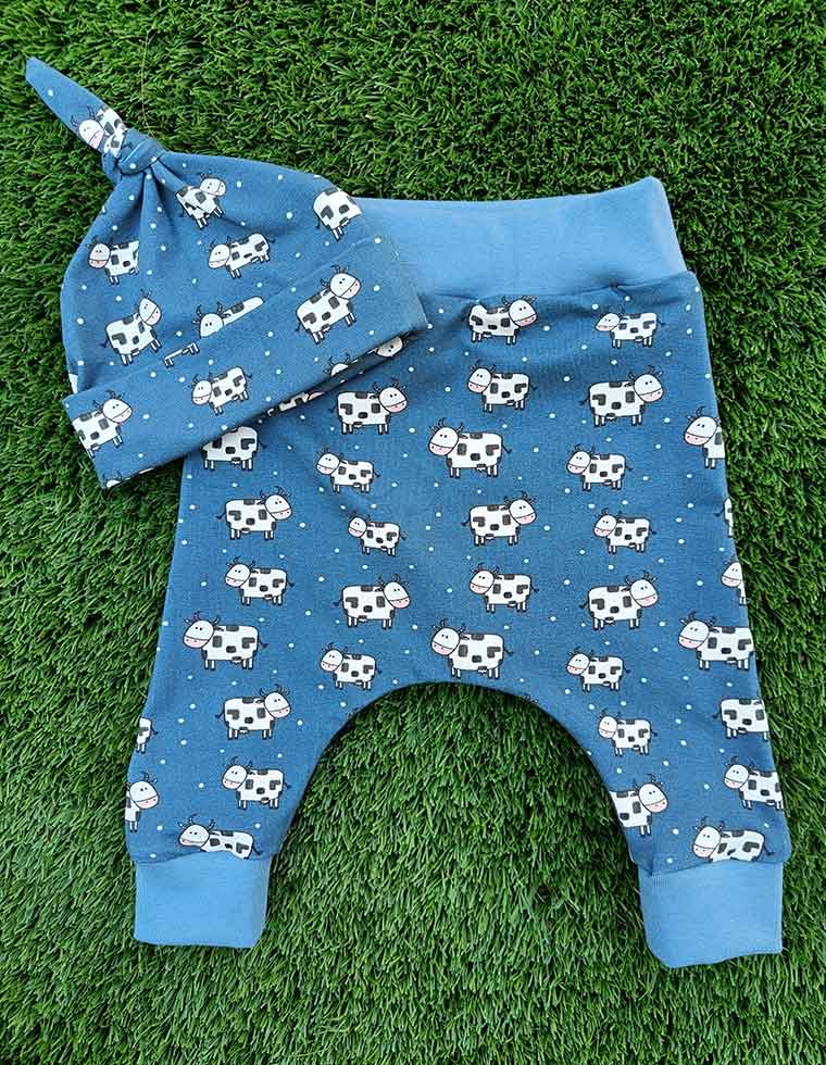 Harembroekje koe blauw - Afbeelding 3