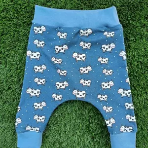 Harembroekje koe blauw