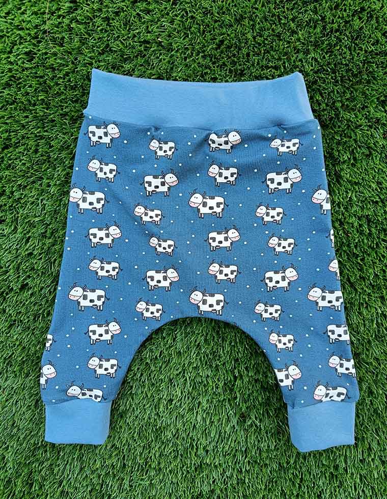 Harembroekje koe blauw