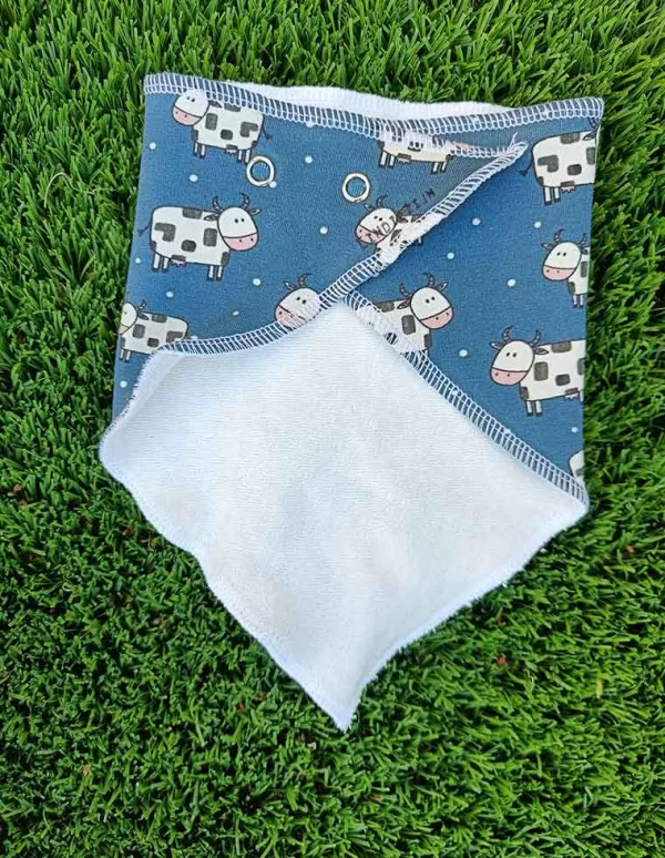 Slab koe blauw